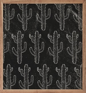 Pattern Cactus Black